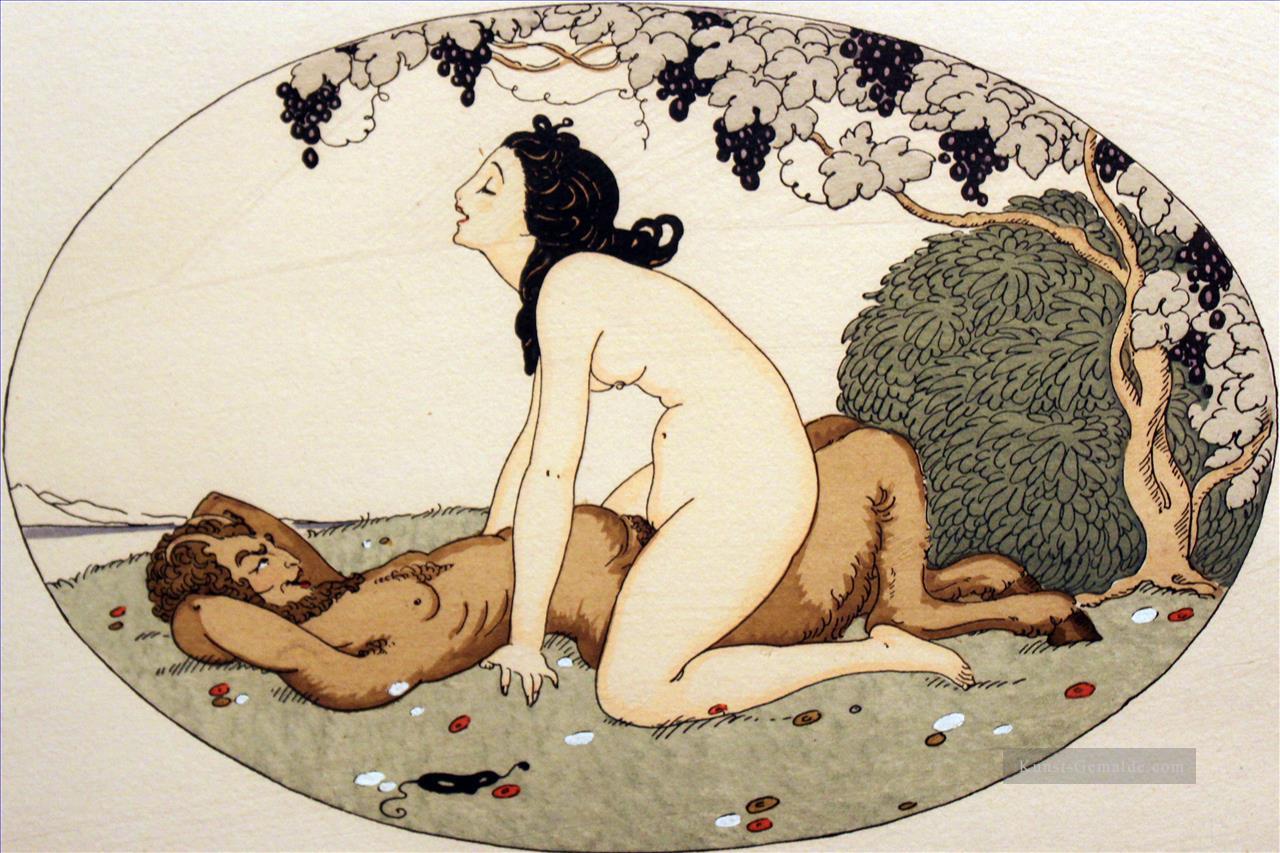 Machen Sie Liebe unter Baum Gerda Wegener Erotik Erwachsener Ölgemälde